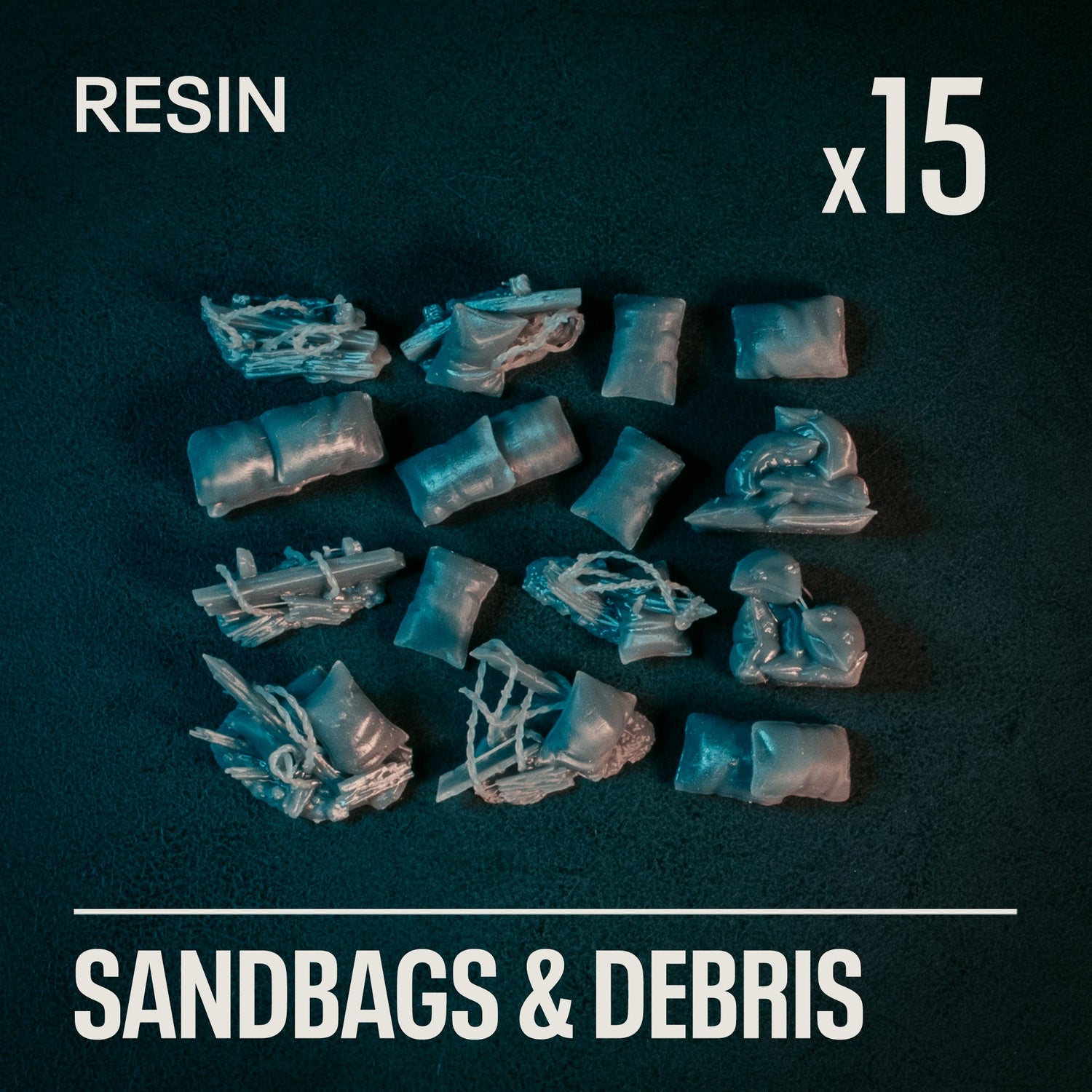 SANDBAGS & DEBRIS - Resin Basing Bits - Epic Basing