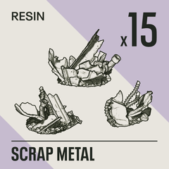 SCRAP METAL - Resin Basing Bits - Epic Basing
