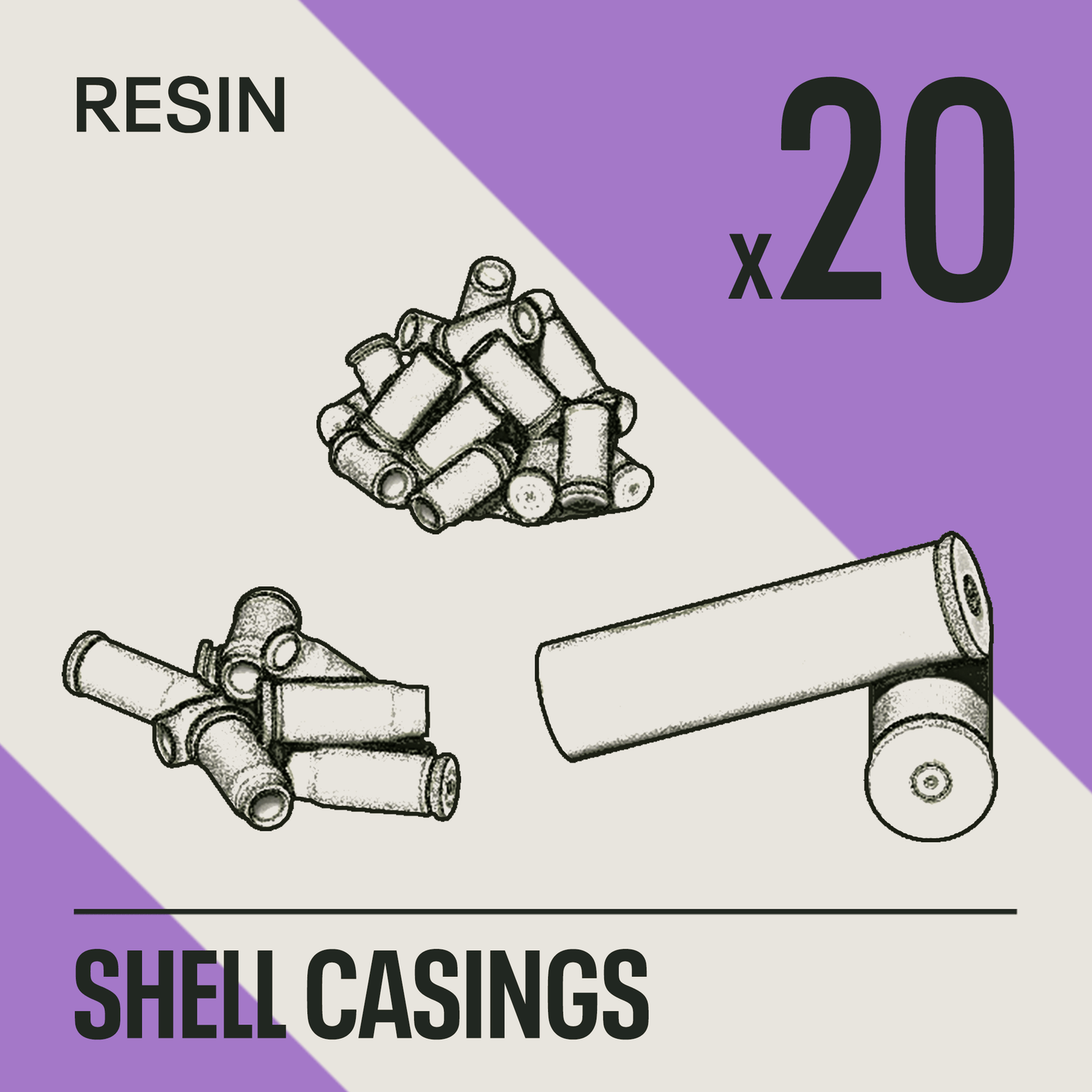 SHELL CASINGS - Resin Basing Bits - Epic Basing