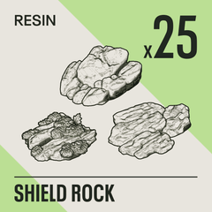 SHIELD ROCK - Resin Basing Bits - Epic Basing