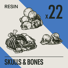 SKULLS & BONES - Resin Basing Bits - Epic Basing