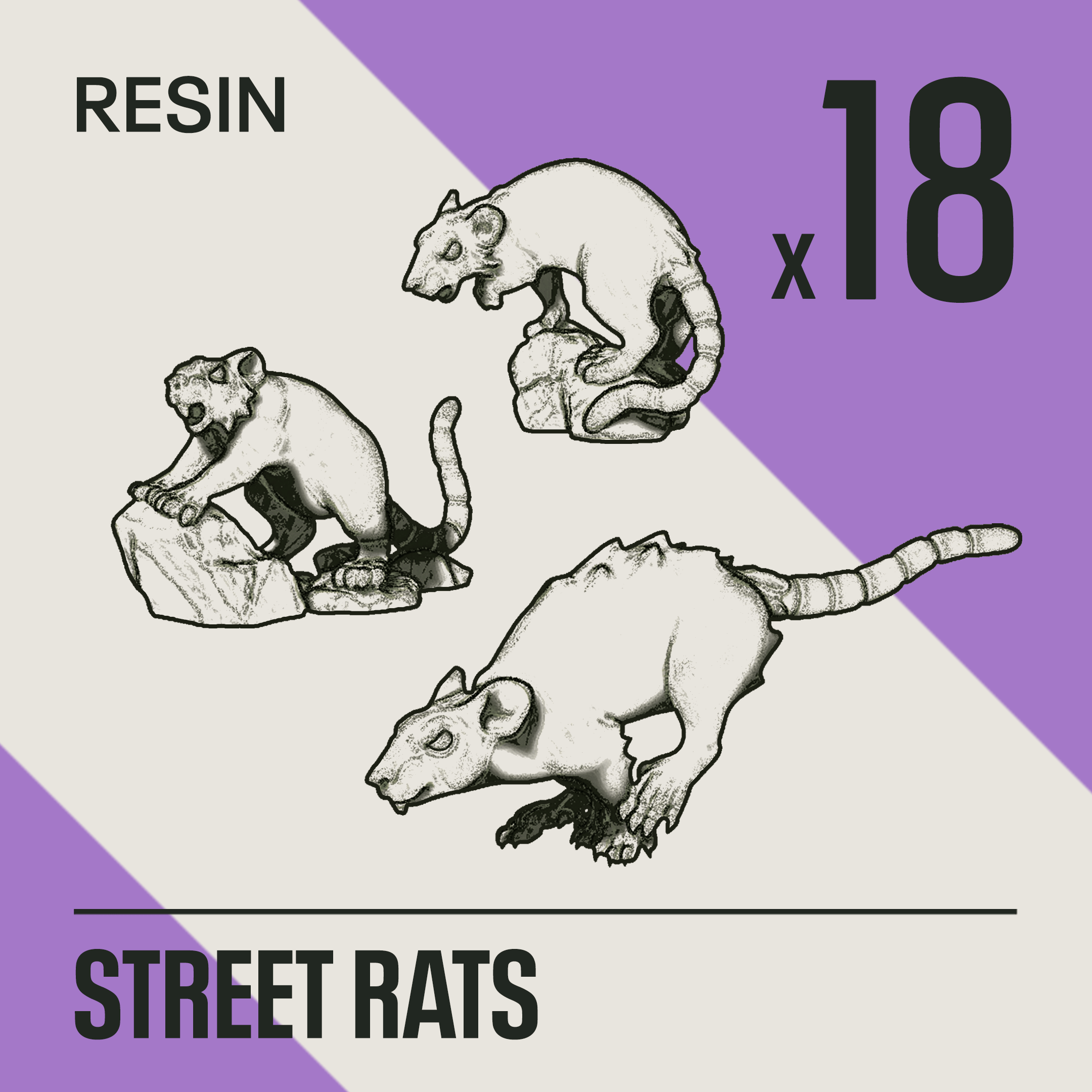 Steet Rats STREET RATS - Resin Basing Bits – Epic Basing
