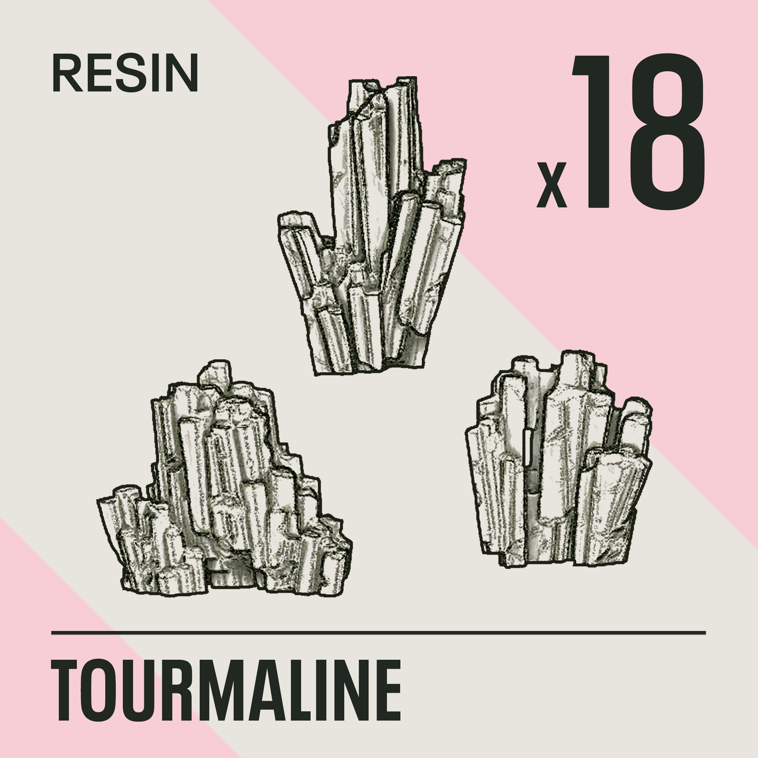 TOURMALINE - Resin Basing Bits - Epic Basing