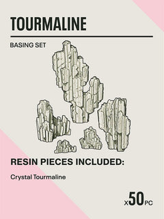 TOURMALINE - Resin Miniature Basing Set (50pc) - Epic Basing
