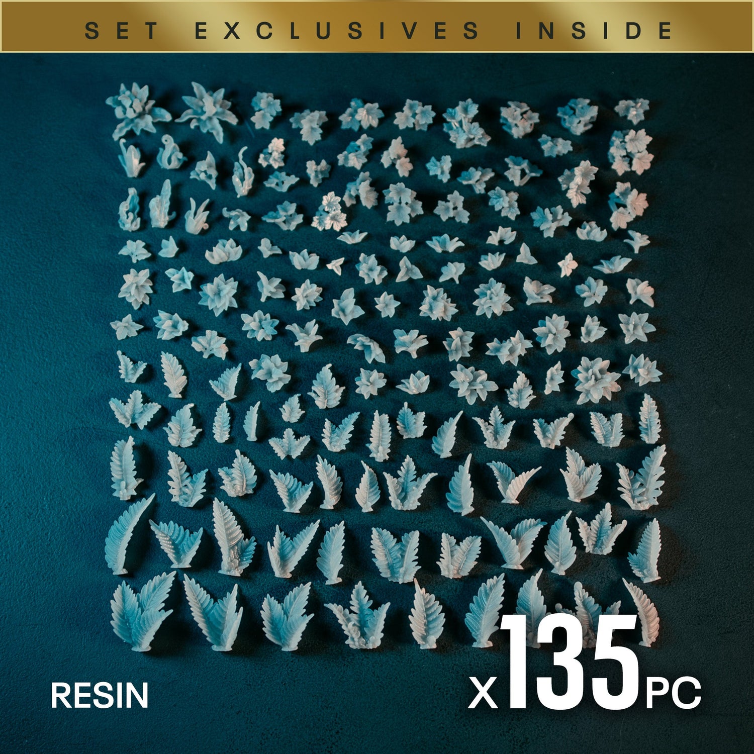 VERDANT GROVE - Resin Miniature Basing Set (135pc) - Epic Basing