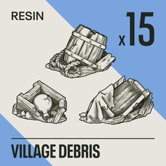 VILLAGE DEBRIS - Resin Basing Bits - Epic Basing
