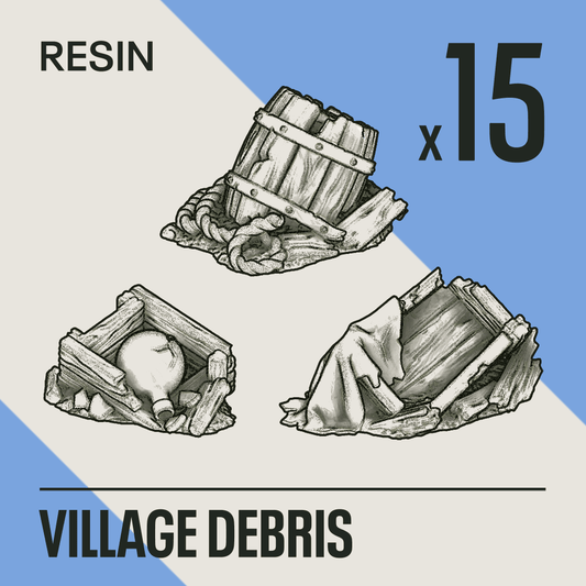 VILLAGE DEBRIS - Resin Basing Bits - Epic Basing