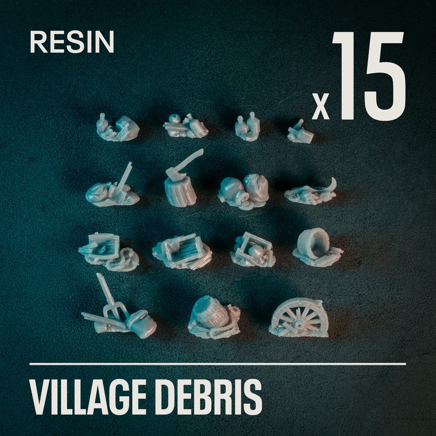 VILLAGE DEBRIS - Resin Basing Bits - Epic Basing