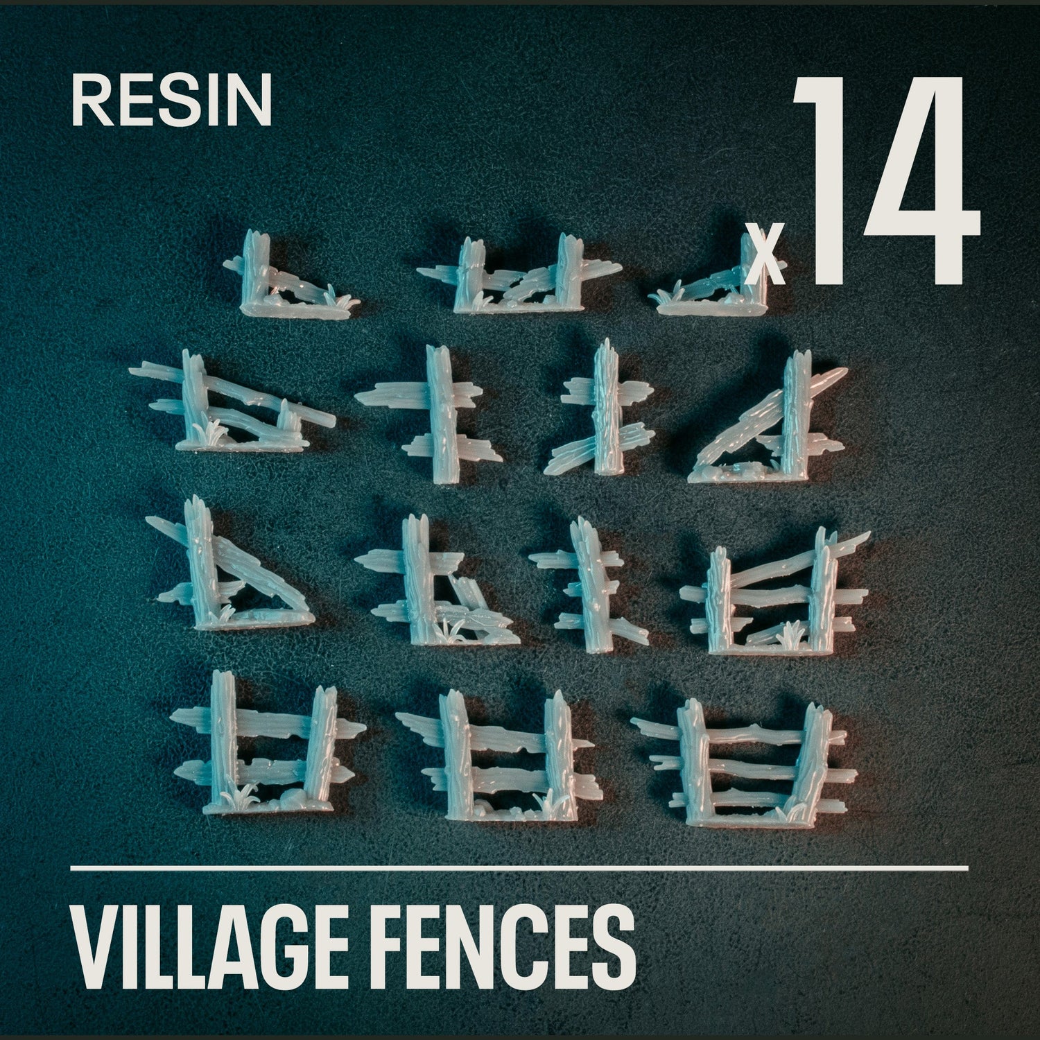 VILLAGE FENCES - Resin Basing Bits - Epic Basing