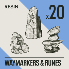 WAYMARKERS & RUNES - Resin Basing Bits - Epic Basing