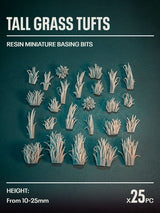25x Resin Models - Tall Grass Tufts - Epic Basing