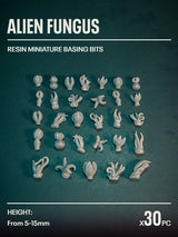30x Resin Models - Alien Fungus - Epic Basing