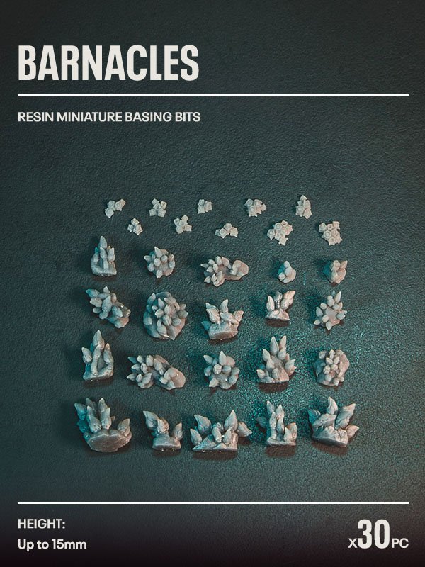 30x Resin Models - Barnacles - Epic Basing