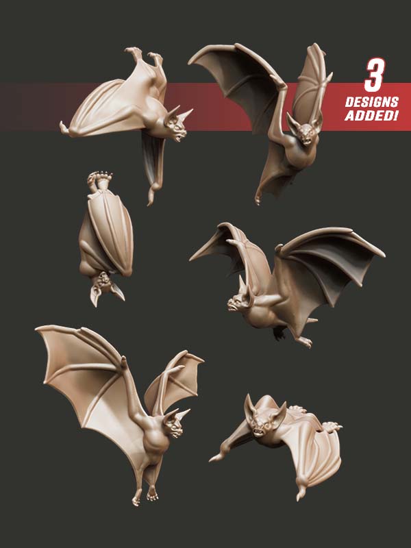 Digital Download - Vampire Bats STL